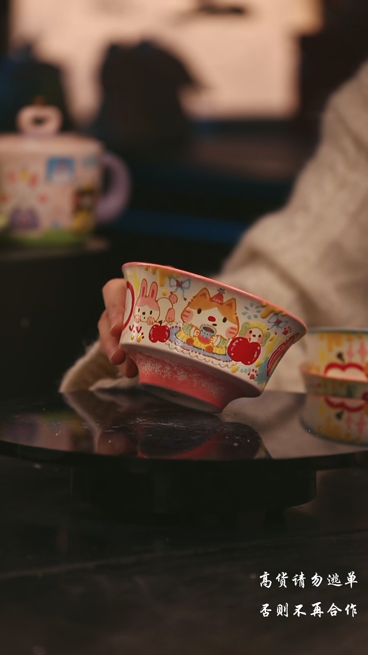 陶瓷景德镇可爱设计师款陶瓷 