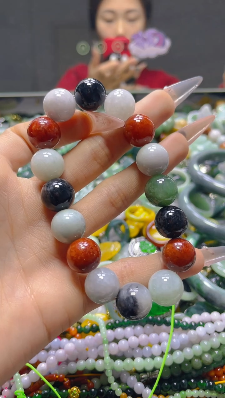 颈饰未镶嵌翡翠13MM