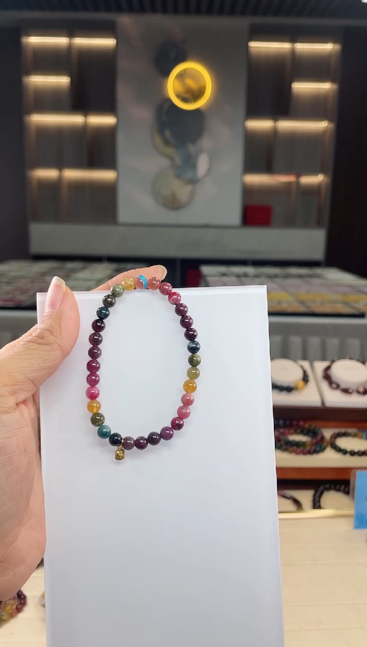 【闪购商品】碧玺单圈手串未镶嵌（多样性发一条）Q