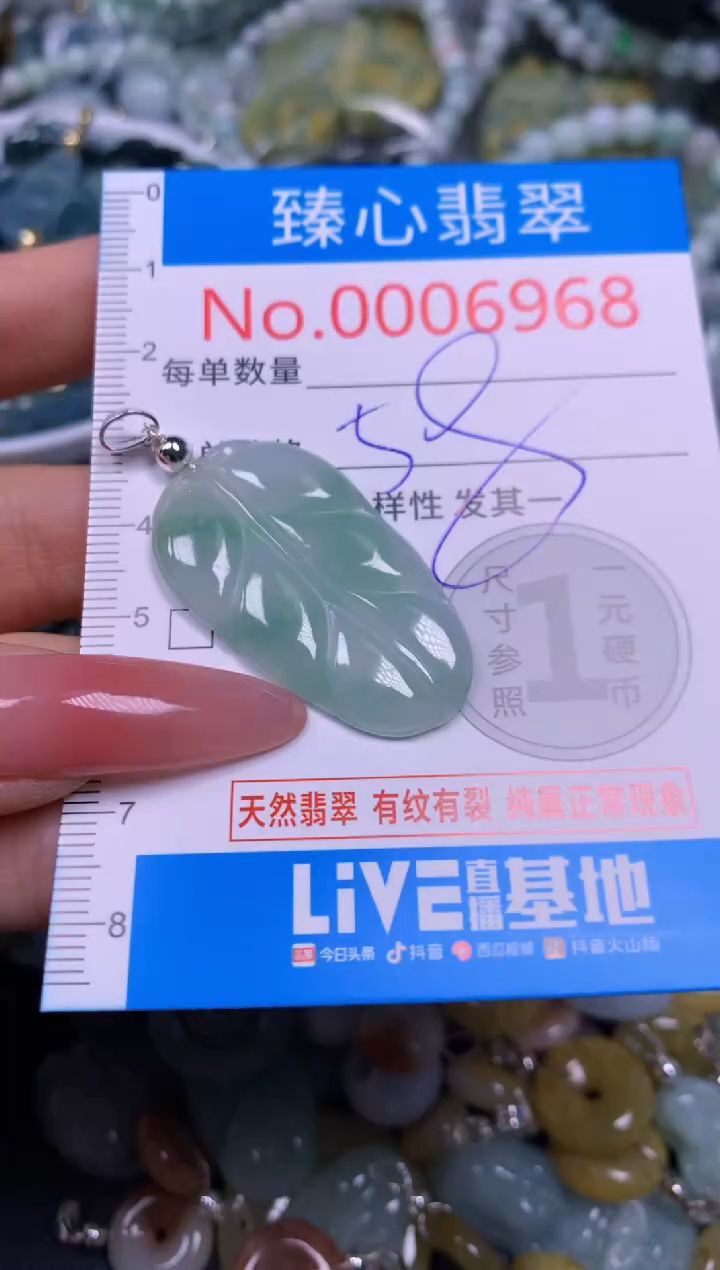 【闪购商品】翡翠颈饰未镶嵌含绳0006968