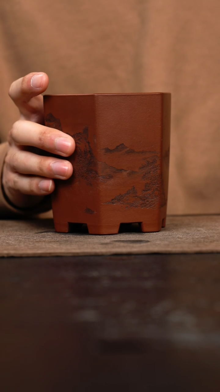 【闪购商品】紫砂茶壶花盆去全手工