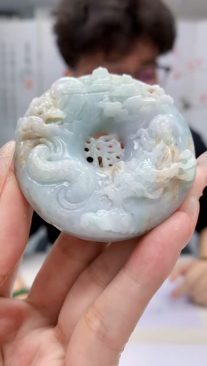 【闪购商品】翡翠颈饰未镶嵌4688MM-jj挂件3