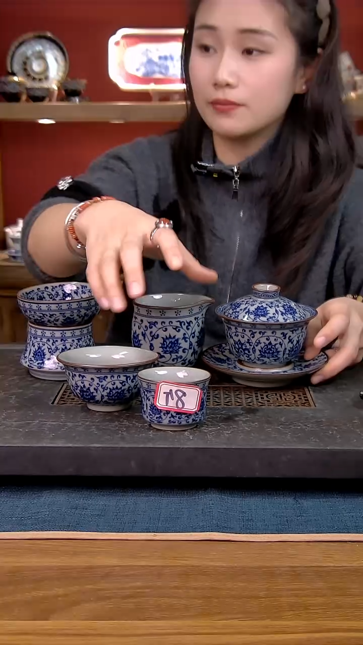 超*简装家用款12件套 老陶泥开片纹陶瓷茶具