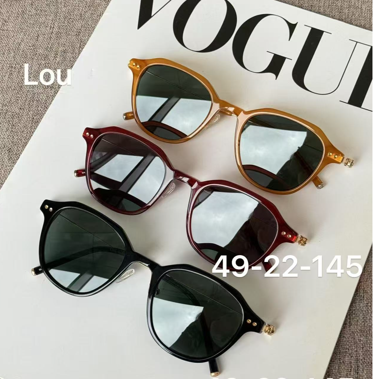 Gunnnn446Low深圳品牌眼镜防紫外线复古遮阳太阳镜时尚潮流网红