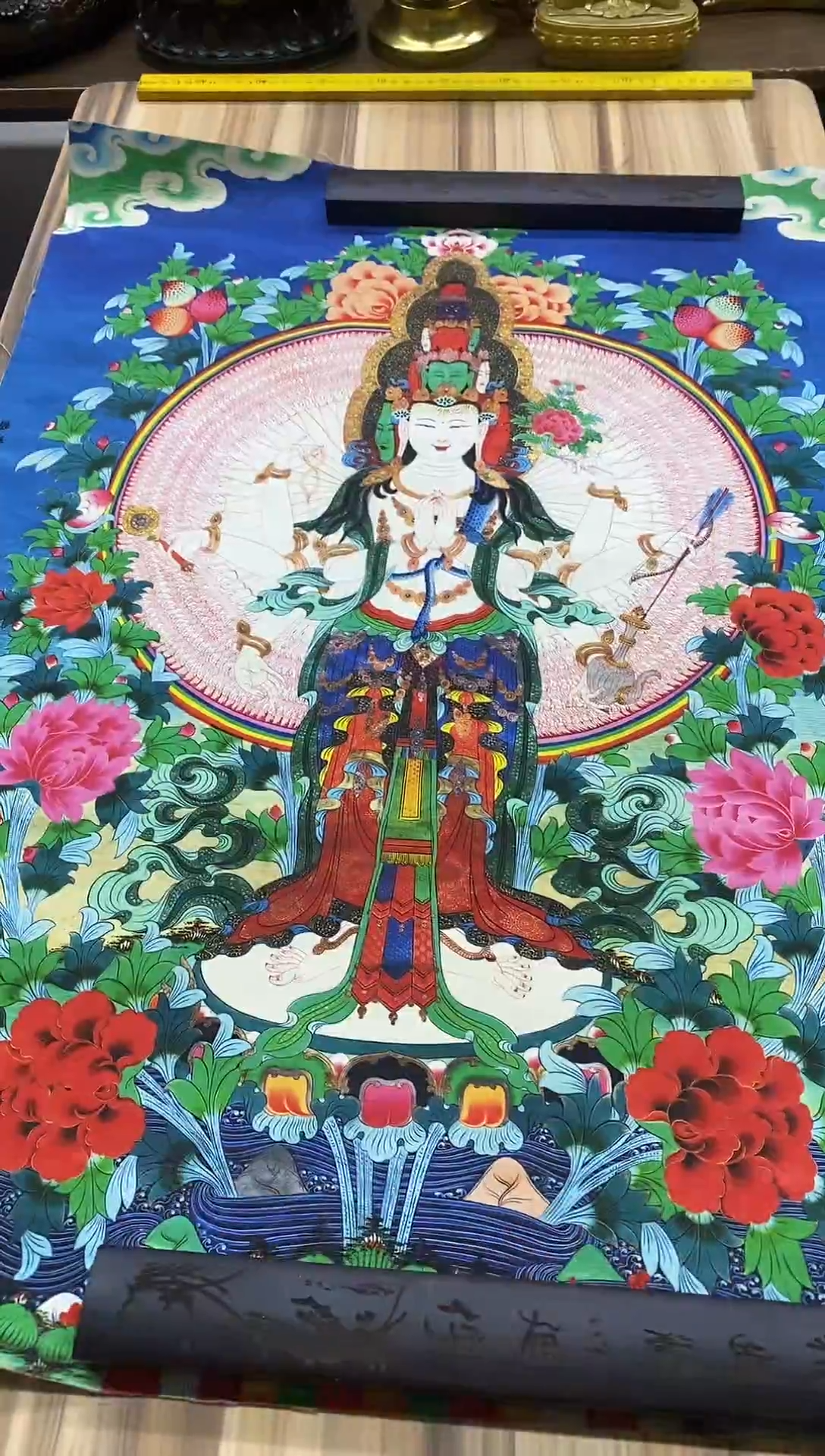 卷轴画精品挂饰 唐卡tk16085