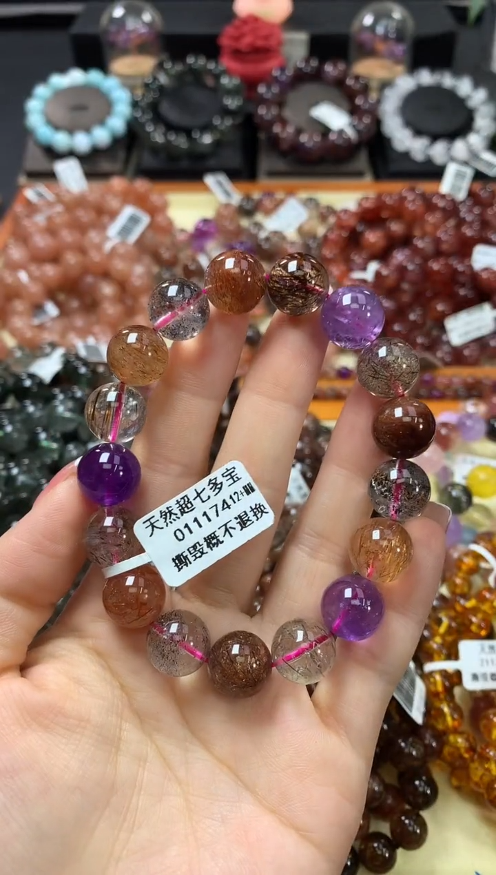 未镶嵌手串水晶12+