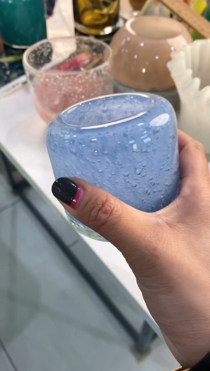 【闪购商品】琉璃慕忆家花瓶微瑕