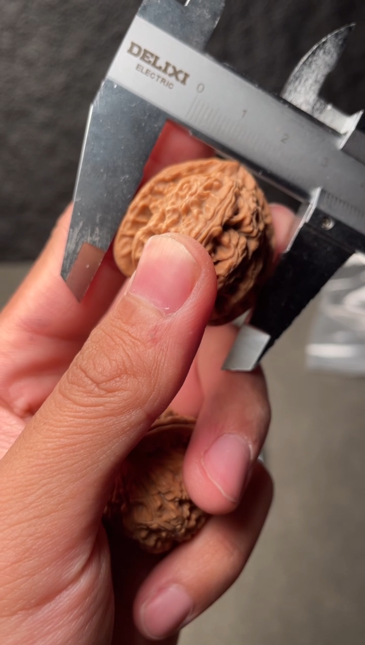 吊坠文玩核桃白狮子41