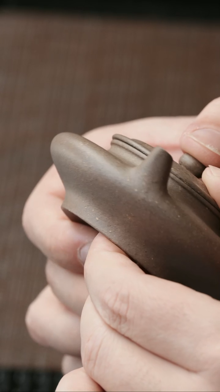 【闪购商品】紫砂茶壶五堂 虚扁-源远堂藏-大彬制