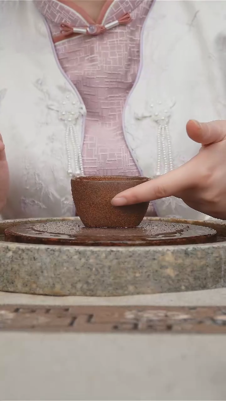 【闪购商品】紫砂茶壶明清老料天圆地方杯