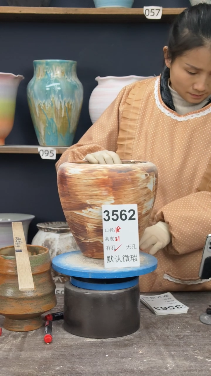 景德镇花盆默认微瑕3562