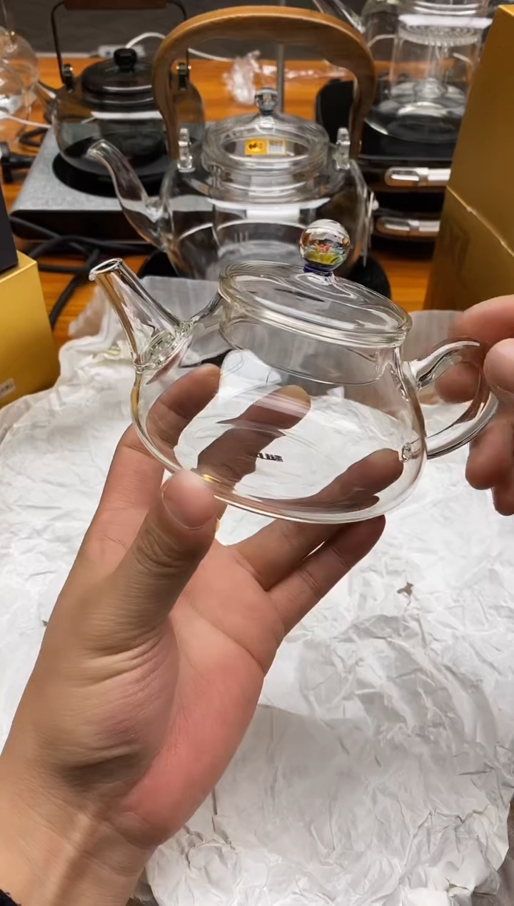 【闪购商品】风谜喜乐壶花语透明