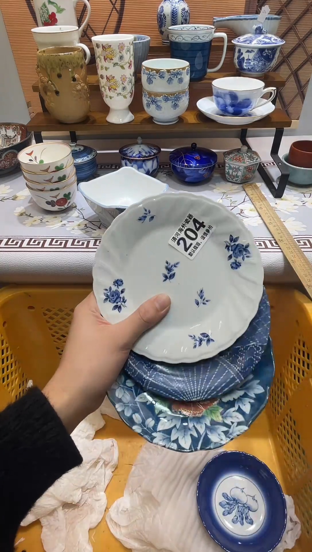 摆件金*玥瓷片瓷片瓷片