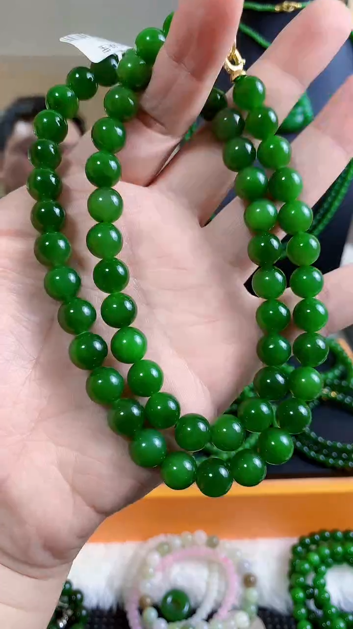 【闪购商品】和田玉（碧玉）项链未镶嵌10