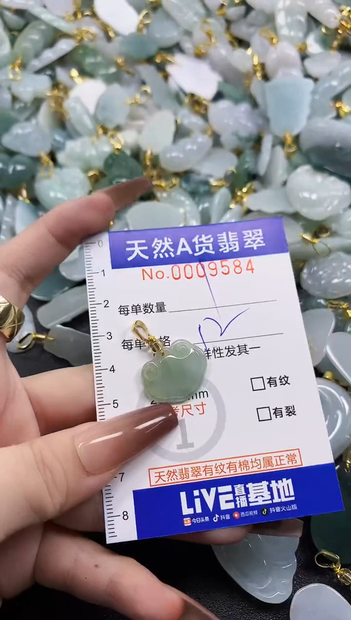 颈饰未镶嵌翡翠天然A货翡翠