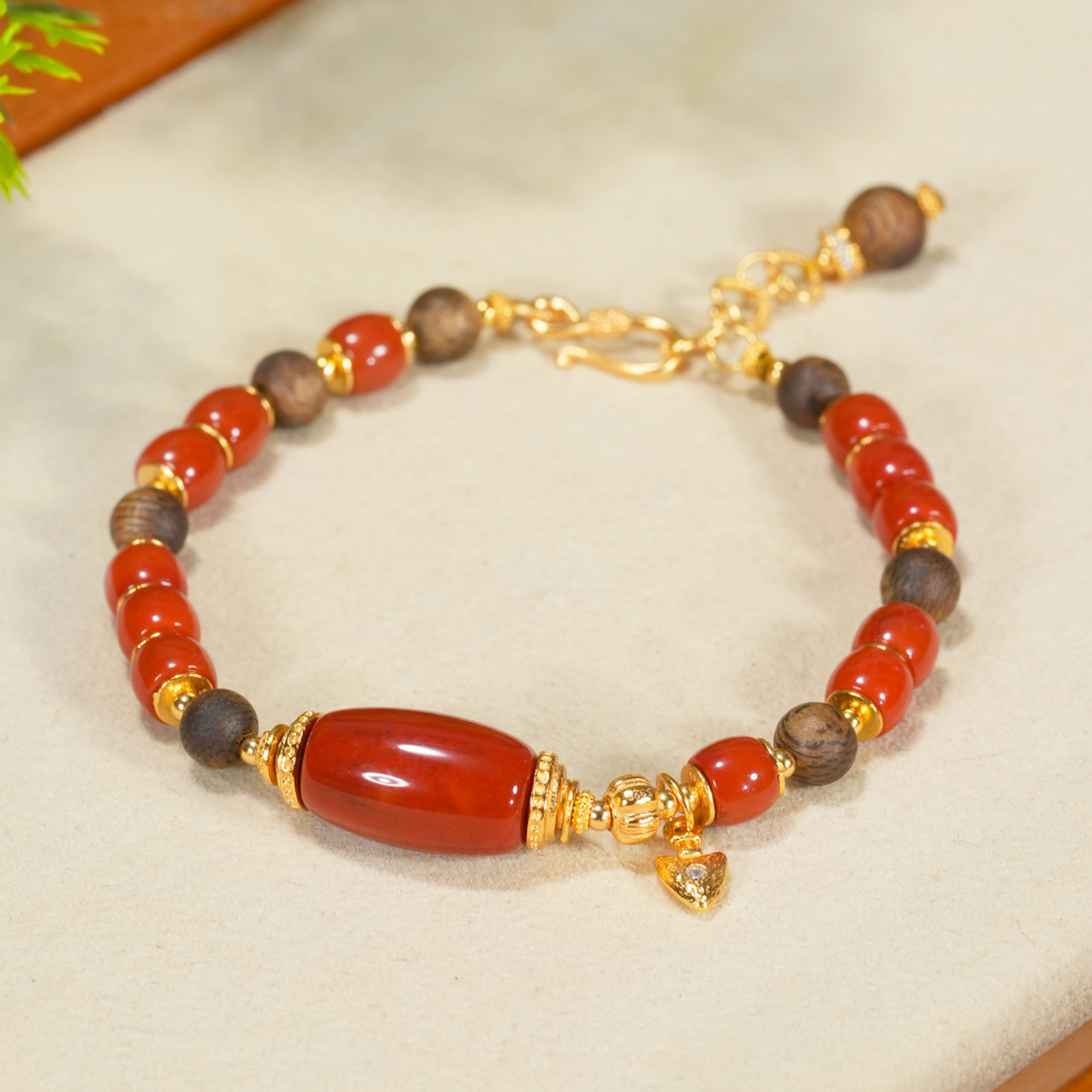 【婧婧精选】精品 · 南红 沉香DIY手链 ≈6MM 时尚百搭 多样性发