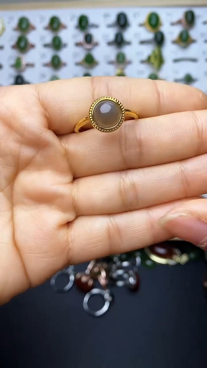 【闪购商品】和田玉戒指未镶嵌1