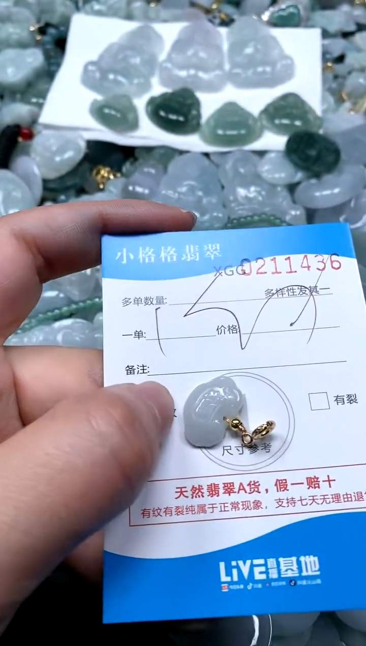 【闪购商品】翡翠颈饰未镶嵌闪购商品0211436
