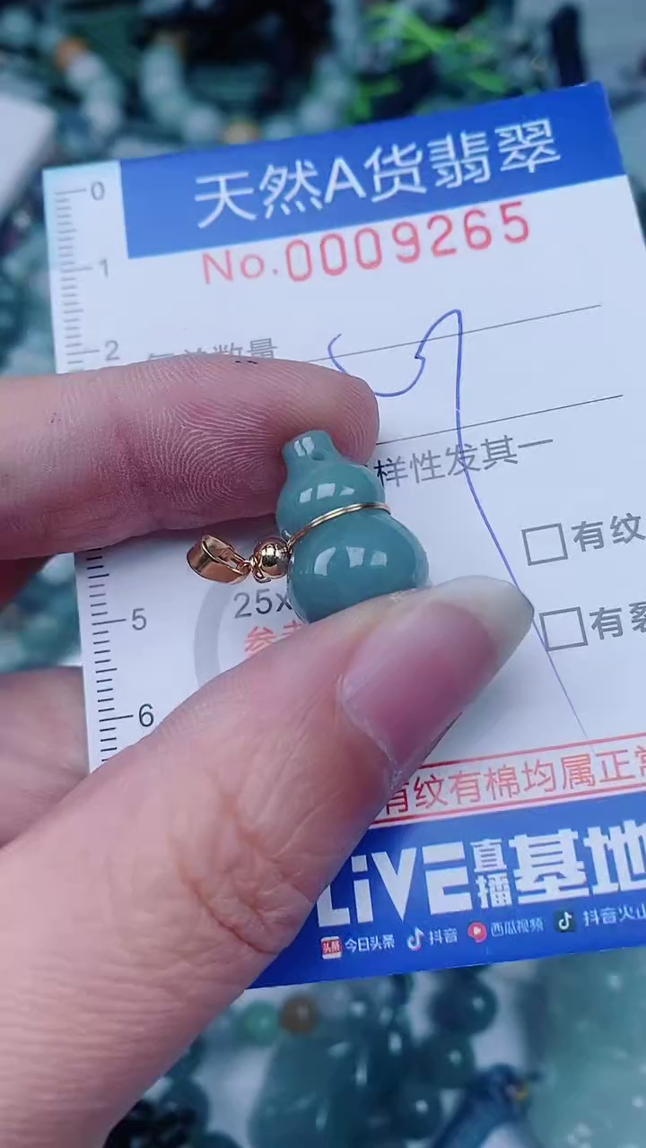 翡翠未镶嵌颈饰00009265