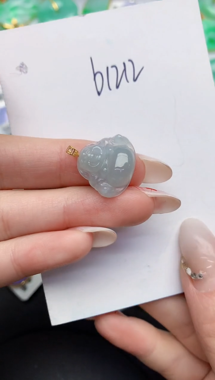 【闪购商品】翡翠颈饰18K金镶嵌0000000000