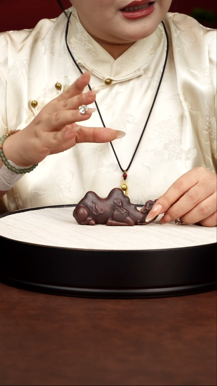 茶壶紫砂全手工茶宠 紫泥骆驼