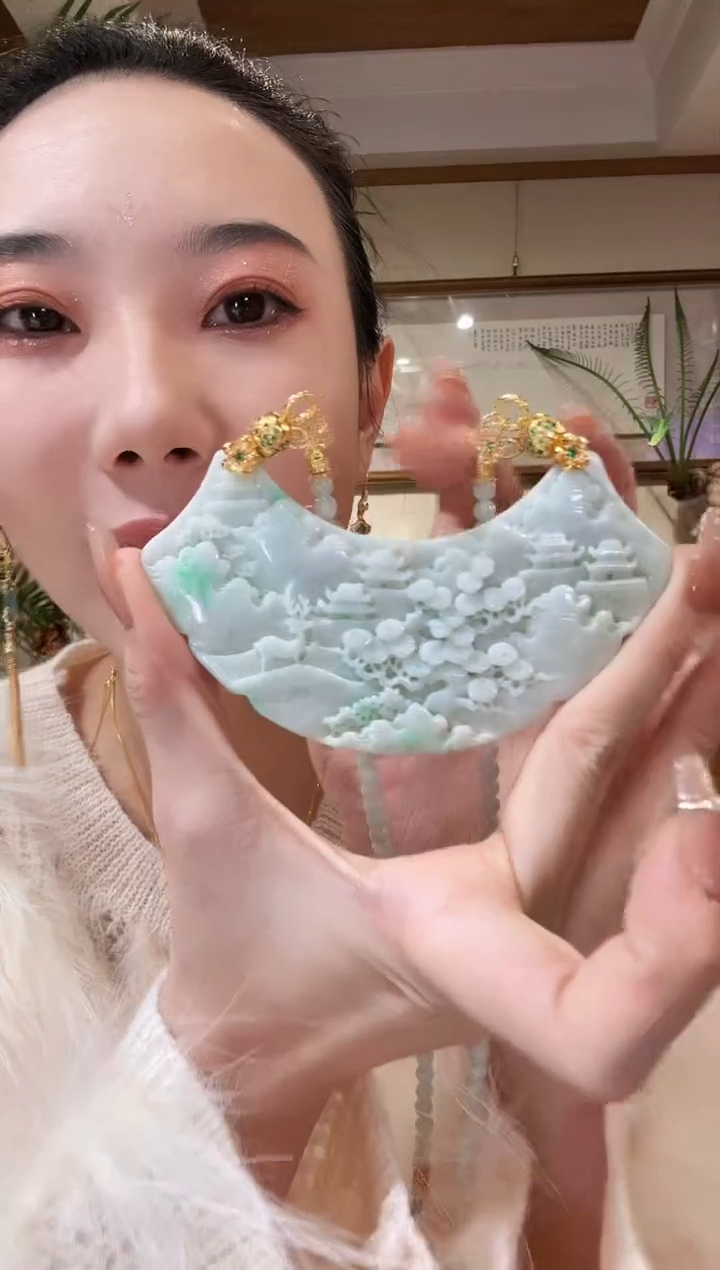 【闪购商品】翡翠颈饰未镶嵌国风