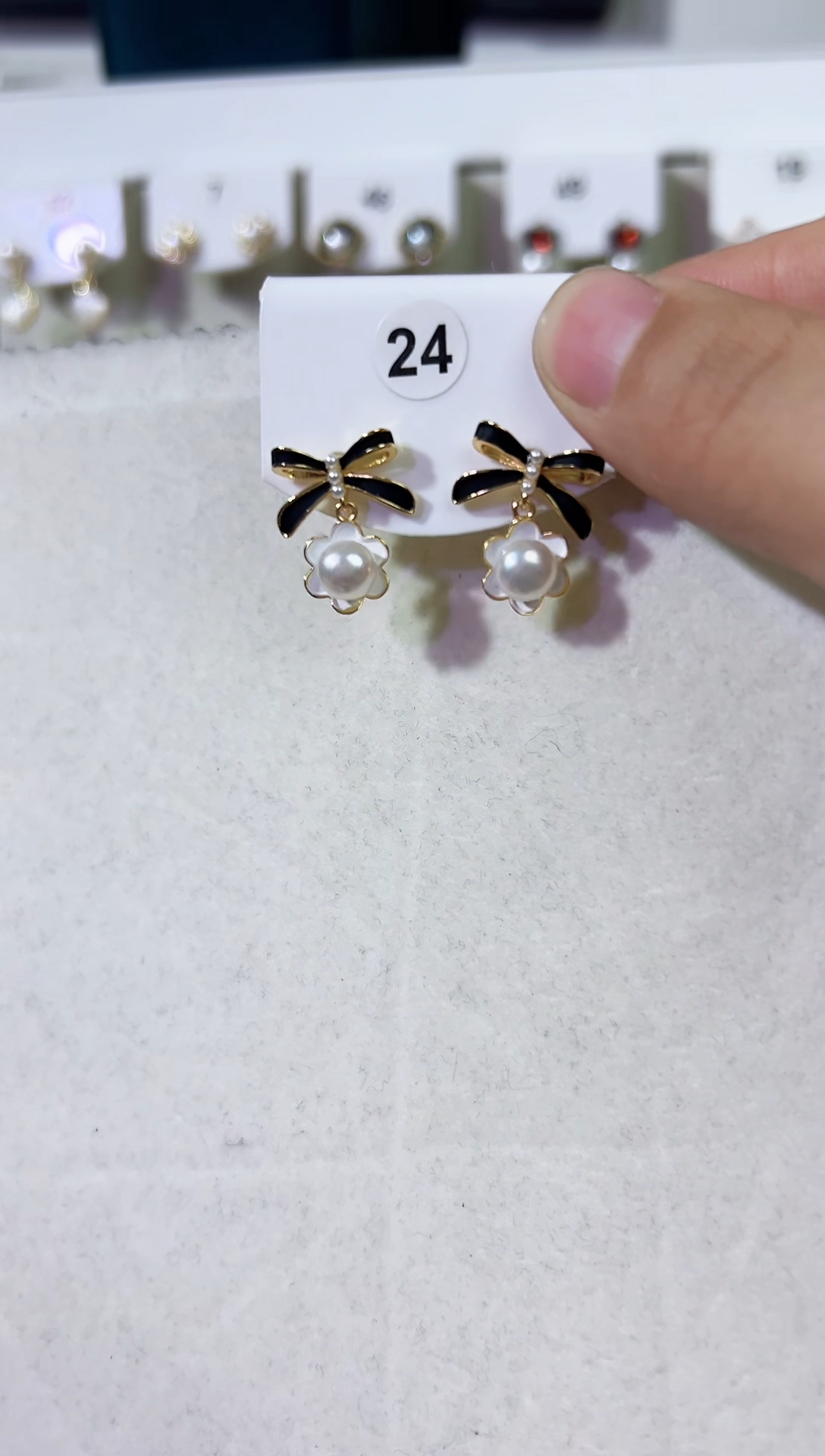 合金淡水珍珠耳饰蜻蜓款耳坠