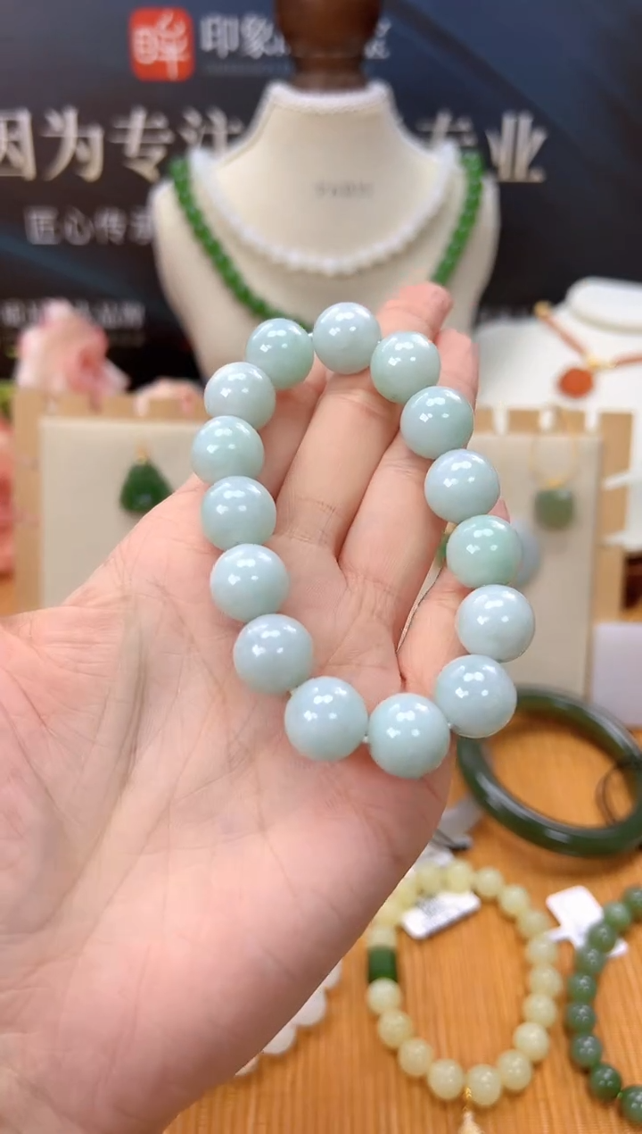 未镶嵌手串翡翠多样性拍一发一 cg