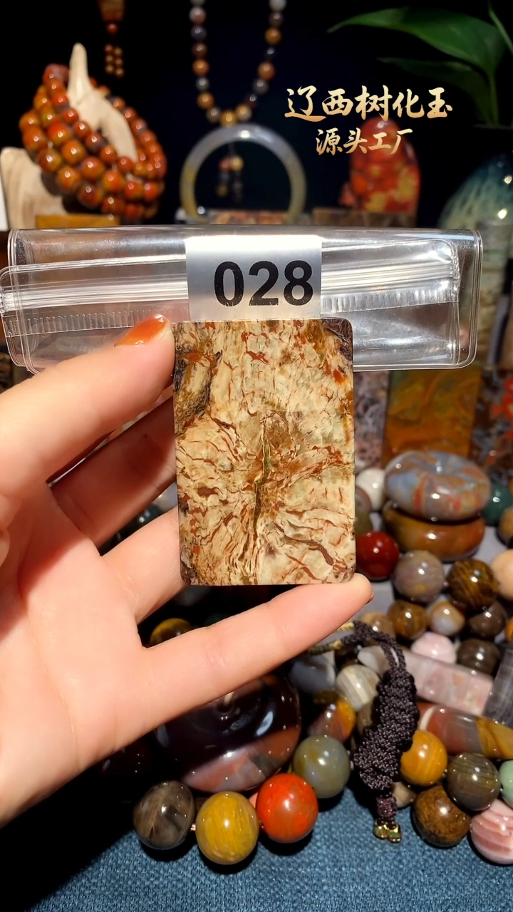 未镶嵌-硅化玉天然北票硅化玉吊坠
