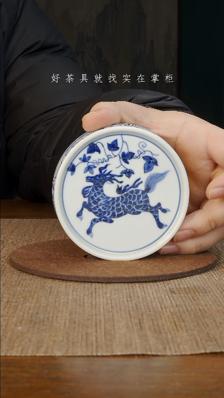 【闪购商品】摆件景德镇手工手绘茶具大器宛成