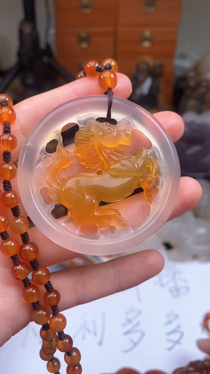 【闪购商品】玛瑙/玉髓颈饰未镶嵌AA