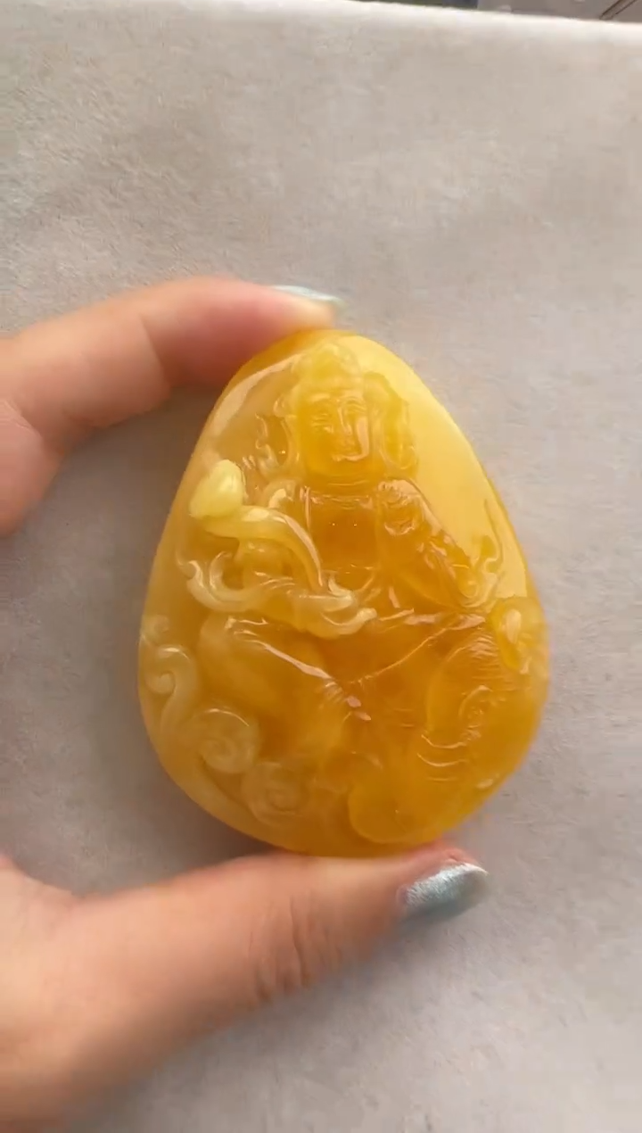 【闪购商品】定制琥珀未镶嵌10216039-普贤