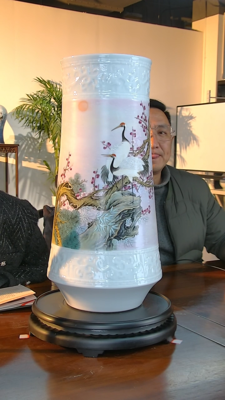 【闪购商品】瓶G35【人间瓷画】《黄世火》