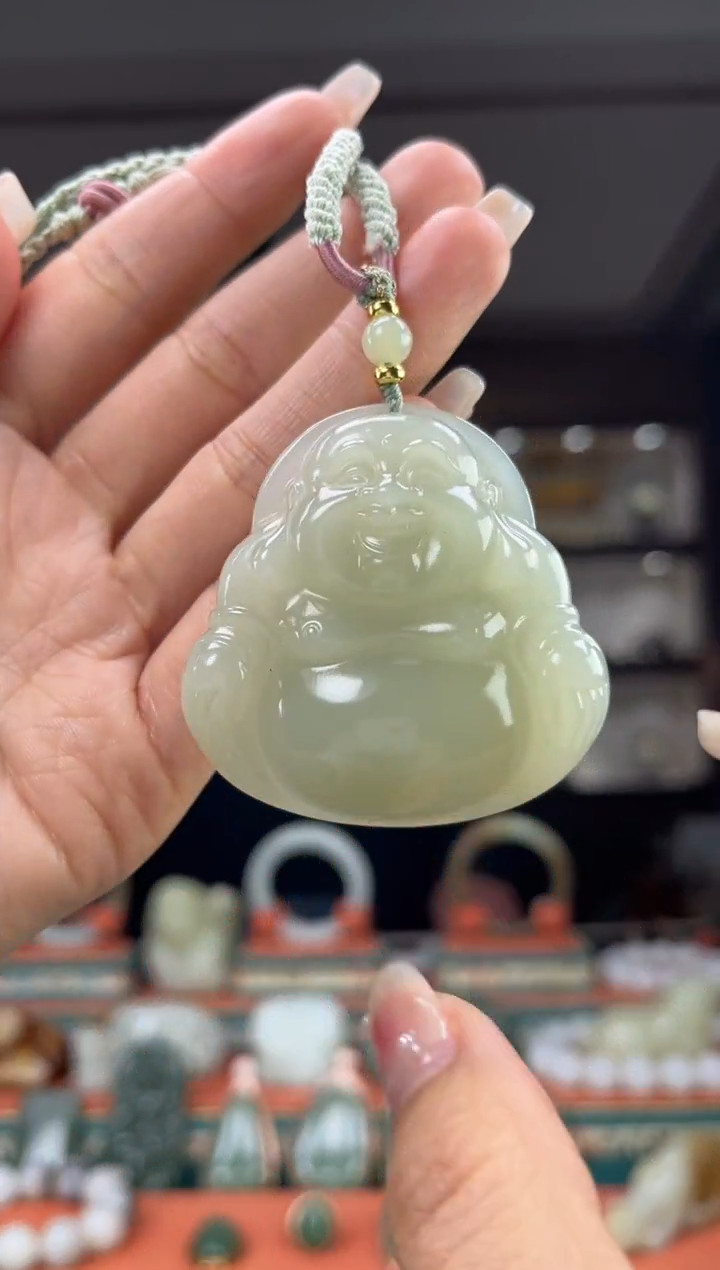 【闪购商品】和田玉颈饰未镶嵌佩佩50mm左右