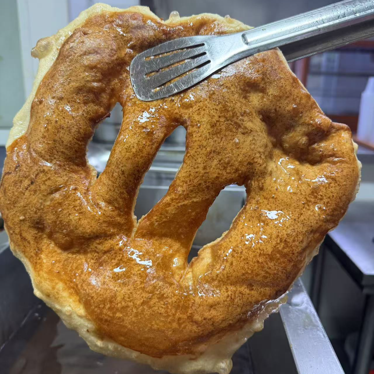 【清真糖油饼】4个（拍4发5送1个咸油饼）北京特色糖油饼 糖果子 加热即食 老少皆宜 纯手工早餐炸油条