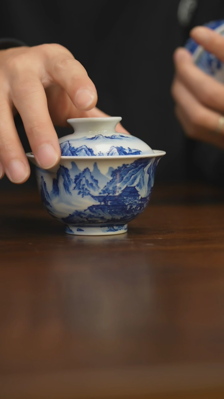 【闪购商品】杯柴窑青花破价福利