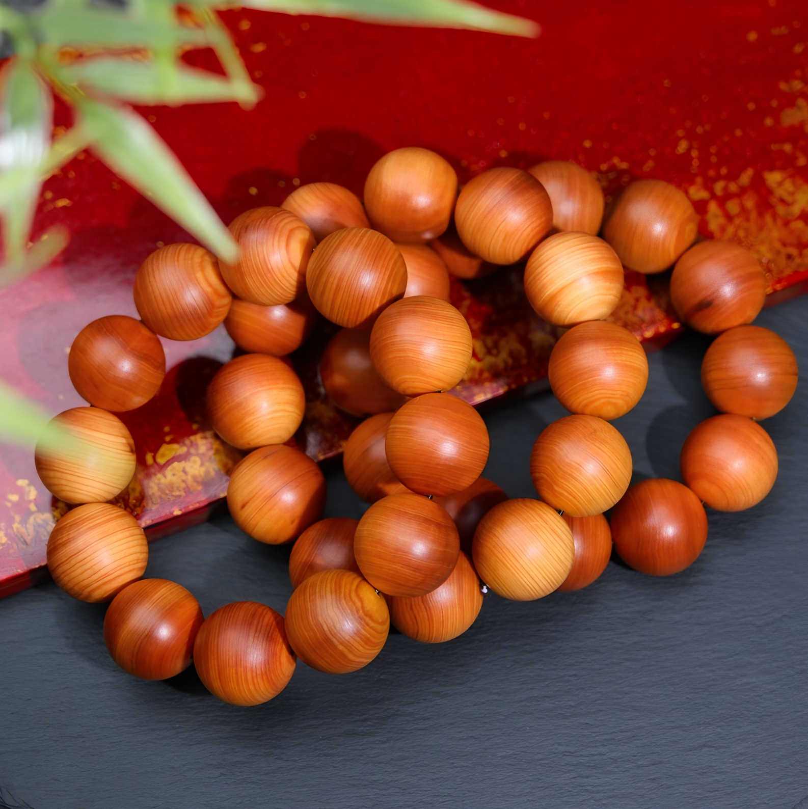 崖柏圆珠20mm单圈手串 多样性发其一 A118