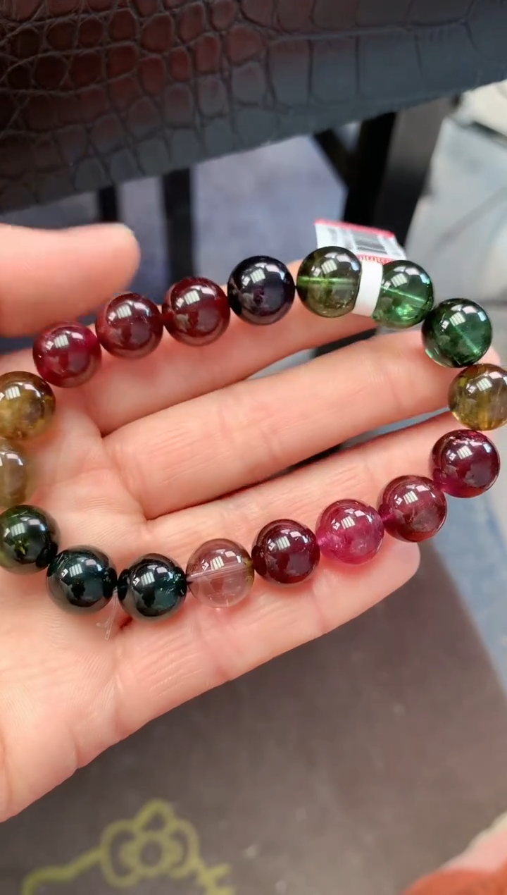 【闪购商品】碧玺手串未镶嵌多样性发一条