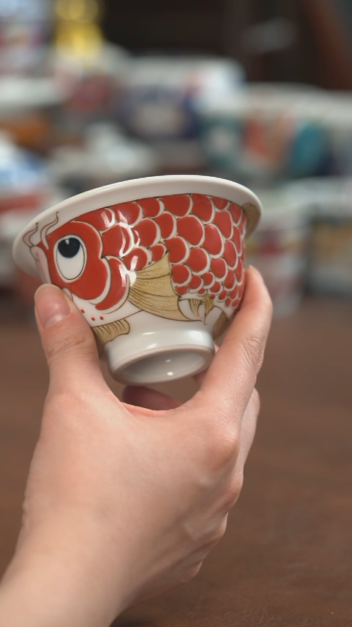 【闪购商品】昨明  陶瓷 （活动福利价）纳福压手杯