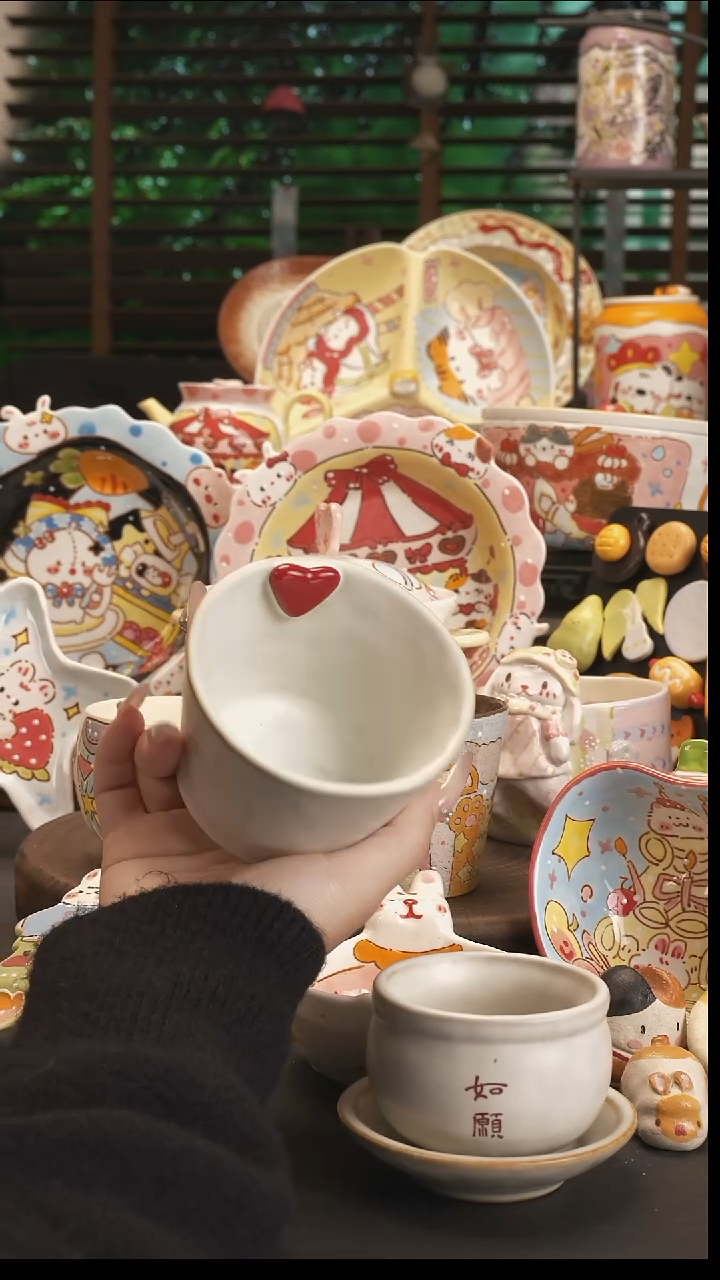 【原创设计】德化镇手绘陶瓷