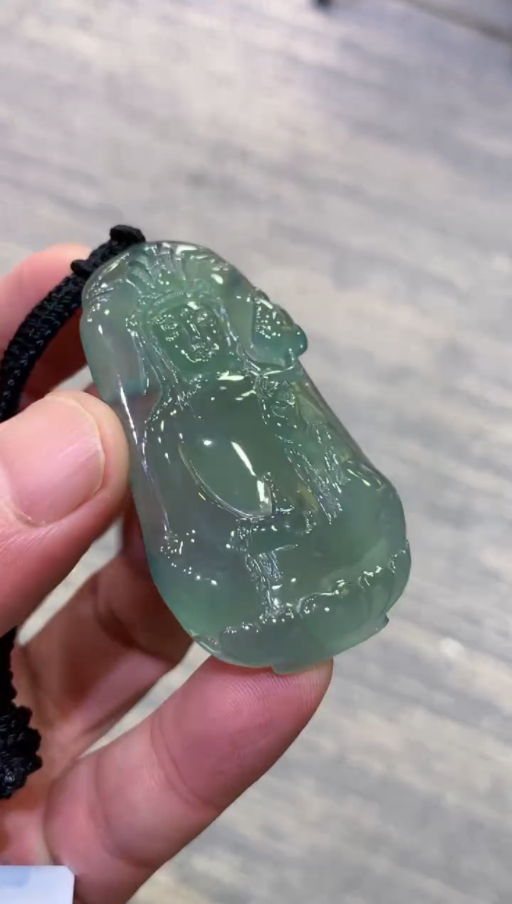 颈饰未镶嵌翡翠天然A货翡翠