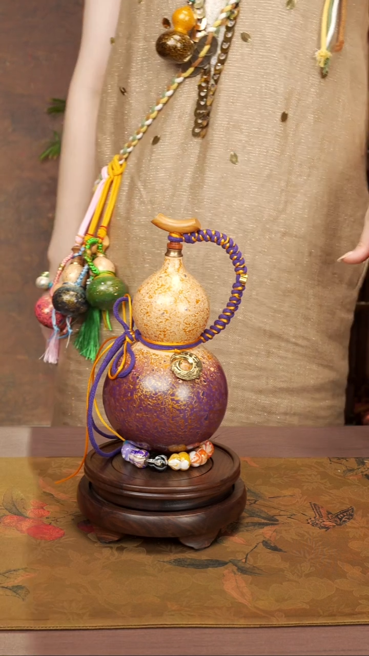 96--高端工艺大漆酒葫芦--258