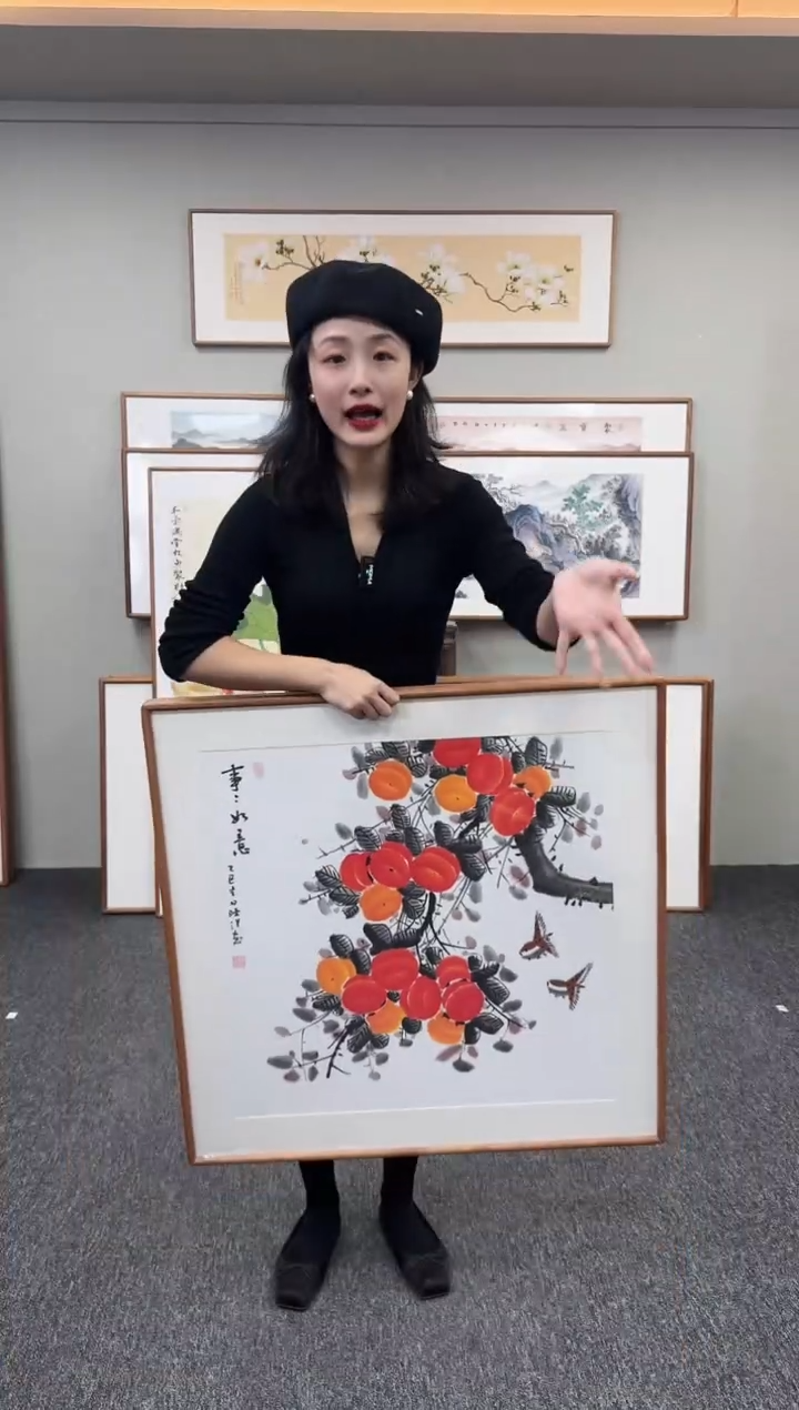 国画事事如意80*80