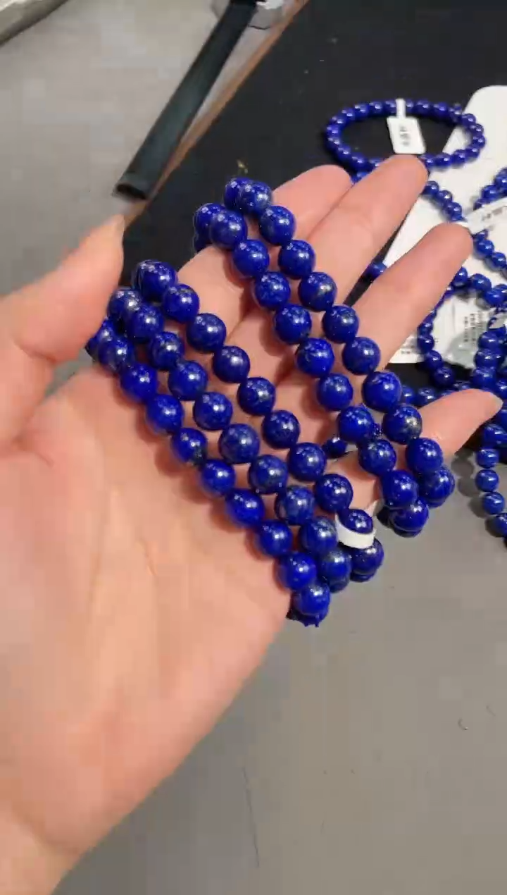 未镶嵌手链水晶1号青金石单圈8mm