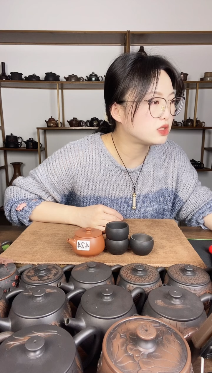 【闪购商品】建水紫陶复烧150cc+3客人杯