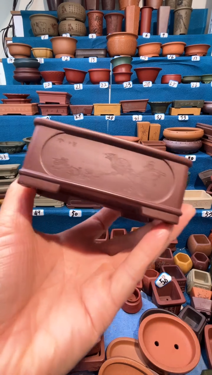 【闪购商品】紫砂紫砂花盆9*6*2.7