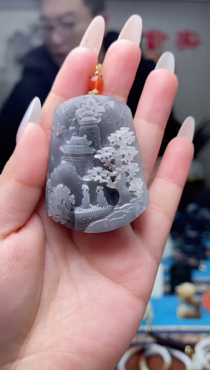 【闪购商品】和田玉挂件未镶嵌1