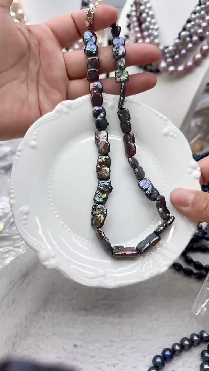 淡水珍珠未镶嵌套链4