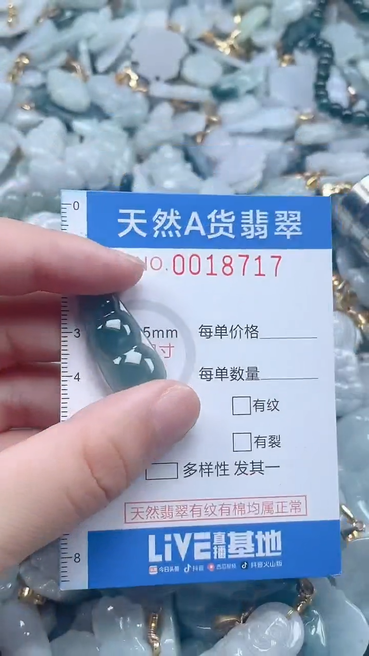 翡翠未镶嵌吊坠(不含链)1