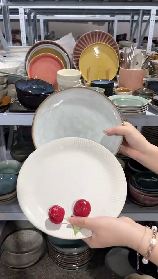 【闪购商品】瓷片外贸尾货瑕疵满20包邮X2 小盘组合